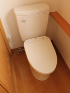 落ち着いたィ心地のよいトイレ