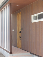 清涼感あふれる玄関